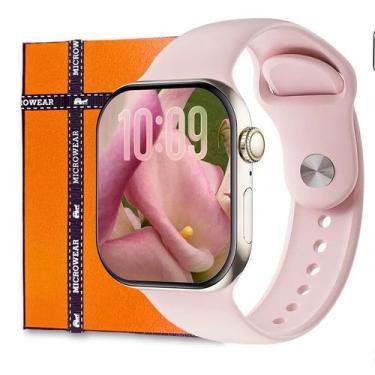 Imagem de Smartwatch W11 Pro Mini Serie 11 42mm Microwear Responde Whatsapp Tela