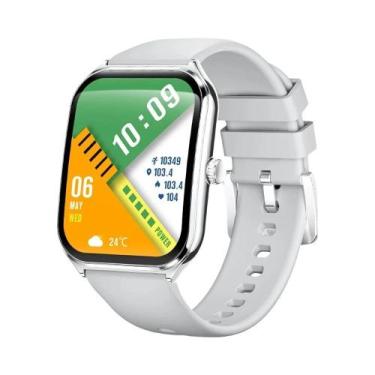 Imagem de Smartwatch Ultra Slim Masculino Com Tela AMOLED HD De 1,96 Polegadas, 