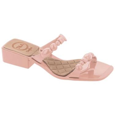 Imagem de Tamanco ortopedico terra e água feminino salto bloco esporão, Relax nu