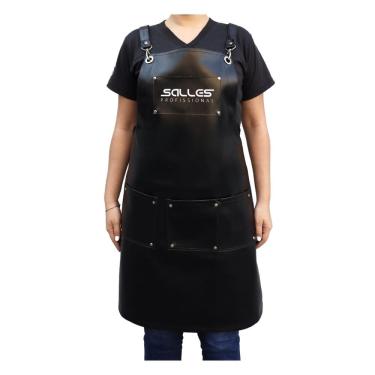 Imagem de Avental Para Cabeleireiro Barbeiro Premium Couro Salles
