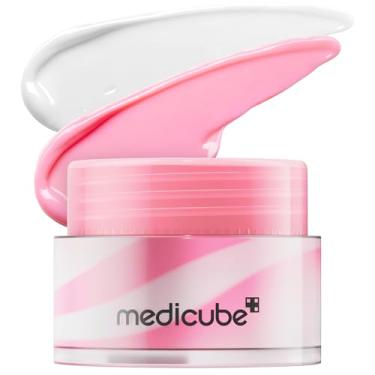 Imagem de máscara para dormir labial m.edicube PDRN glow balm | Salmon PDRN, Manteiga de Karité para Lábios Mais Macios, Hidratação Duradoura, lábios, durante a noite e diários, Pele 0.35 oz.