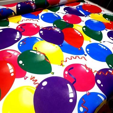 Imagem de TNT Estampado Baloes de Aniversario 4.00m X 1,40m