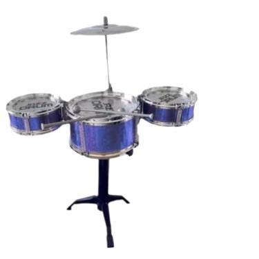 Imagem de Bateria brinquedo infantil com baqueta