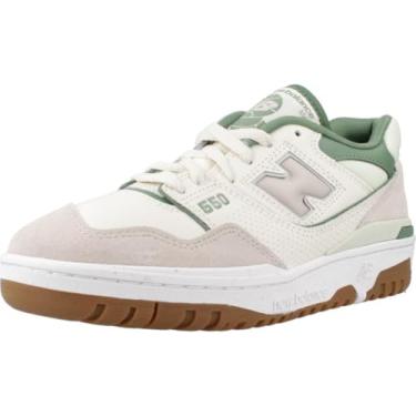 Imagem de New Balance Tênis feminino 550, Linho/menta natural/verde pato, 35