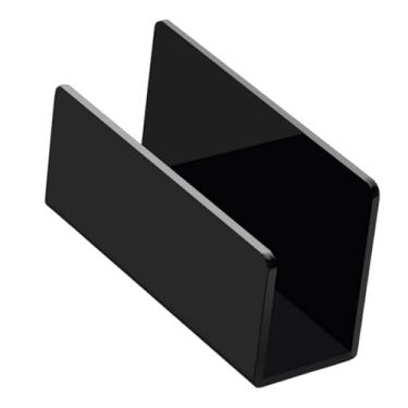 Imagem de Generic Suporte de acrílico para mesa, suporte para envelopes, organizador de correspondências, para preenchimento de contas, carteira de papel, convites, Preto