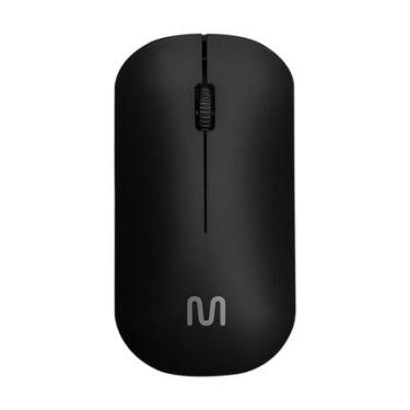 Imagem de Mouse Sem Fio Slim Box Conexão Usb 1200dpi 3 Botões Preto Multi (Multilaser) - MO307OUT [Remanufaturado] MO307OUT