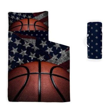 Imagem de Saco de dormir de basquete doméstico Nap Mat Datura com travesseiro de