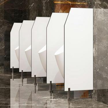 Imagem de Divisória de vaso sanitário para urinol, divisórias de banheiro, divisória divisória de tela de proteção para mictório, para adultos, para escola/bar