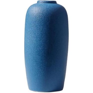 Imagem de CYYHGD Vasos de flores secas, vasos de cerâmica criativos e simples para a mesa de sala de jantar e sala de estar, pequenos vasos de flores para decoração ideal de estante