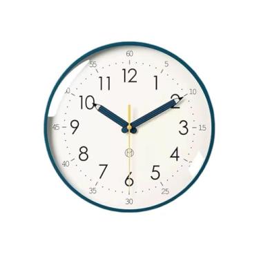 Imagem de WYUYIWH Relógio de parede, sala de estar, sala de jantar, quarto, relógio de parede silencioso, relógio doméstico branco, adequado para sala de estar, estudo, quarto, escritório. Relógio decorativo