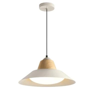 Imagem de YQSLQZZ Lustre de sala de jantar estilo Wabi-sabi, luzes de teto suspensas acima de 30 cm, luminária pendente de ilha de cozinha para sala de jantar vintage, 9W, 3000K-6000K