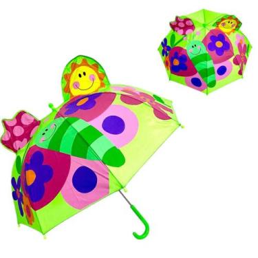 Imagem de Guarda Chuva Infantil Sombrinha Leve Chuva Sol Vento Reforçado - Casca