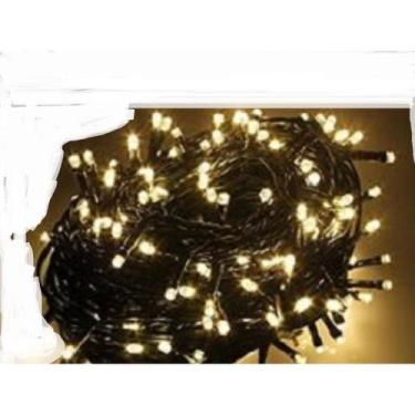 Imagem de Pisca-Pisca Led 100 Leds branco quente Para Decoração De Festa / Natal