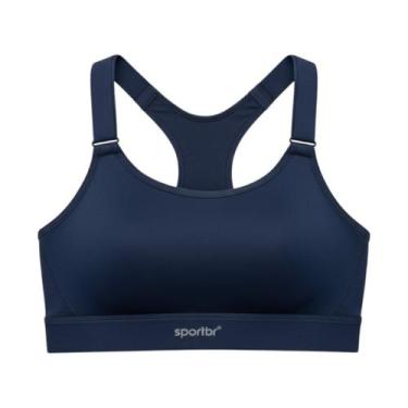 Imagem de Top de Alta Sustentação com Alça Regulável e Bojo SPORTBR - Azul Marin