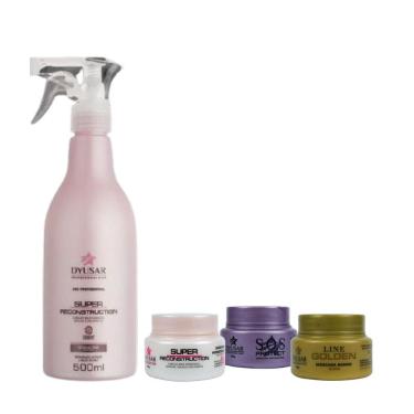 Imagem de Queratina 500Ml + Cronograma Capilar 40G Dyusar