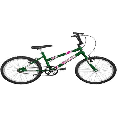Imagem de Bicicleta de Passeio Ultra Bikes Esporte Aro 20 Reforçada Freio V-Brake Infantil Juvenil Verde