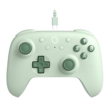 Imagem de 8Bitdo Ultimate 2C Wired Controller for Windows PC and Android, with 1000Hz Polling Rate, Hall Effect Joysticks and Hall Triggers, and Remappable L4/R4 Bumpers (Green)
