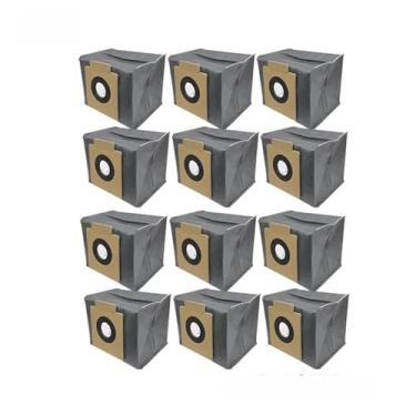 Imagem de Compatible With Eufy X8 Pro Robot Vacuum Cleaner Parts Main Side Brush Hepa Filter Mop Cloth Rag Dust Bag Accessories Replacement Spare Part(12 PCS Dust Bags)