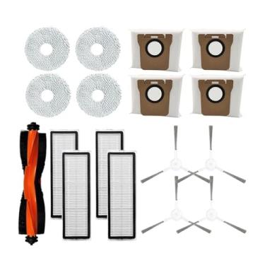 Imagem de Compatible With XMI Robot Vacuum X20+ / X20 Plus Vacuum Cleaner Accessories Main Side Brush Hepa Filter Mop Cloth Dust Bag Spare Parts(Set12)