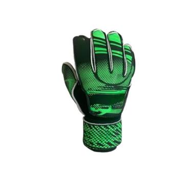 Imagem de Luva de Goleiro Adulto, Ideal para Futebol Campo, Futsal e Treino, Anti-Derrapante e Durável(verde,8)