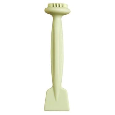 Imagem de Escova de máscara facial de silicone de cabeça dupla – Aplicador de máscara de lama e ferramenta de limpeza facial