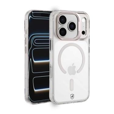 Imagem de Gshield Capa Case Capinha Premium Compatível com Magsafe Crystal Stand em Acrílico, com Alça Suporte Elevada na Câmera, NÃO AMARELA (Transparente, iPhone 17 Pro)