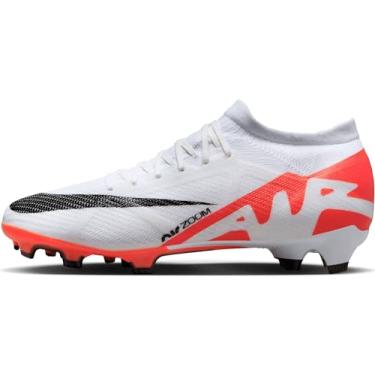 Imagem de Nike Botas de futebol masculinas Vapor 15 Pro, Branco carmesim brilhante e preto, 45