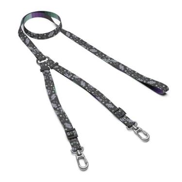 Imagem de Guia Dupla Premium para Cachorros, Passeio em Dupla (Tamanho único, Black Hole)