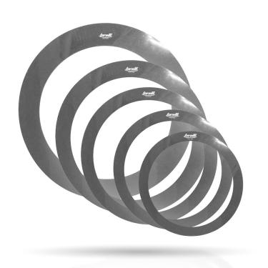 Imagem de Kit Anel Abafador Equilibrado Preto 8`` 10`` 12`` 14`` 16``