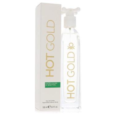 Imagem de Perfume Feminino Hot Gold Benetton Eau De Toilette 100 Ml