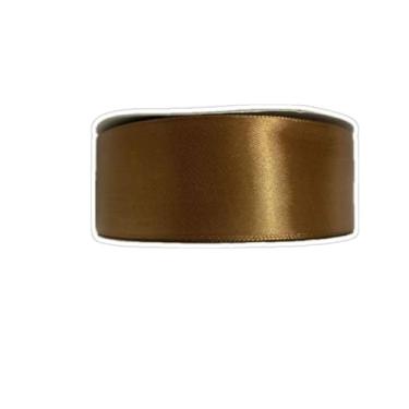 Imagem de ROLO Fita de Cetim Simples N°9 38mm, 50mts ideal para presentes, decorações, festas visual elegante e integração estilosa(CARAMELO (COR 270))