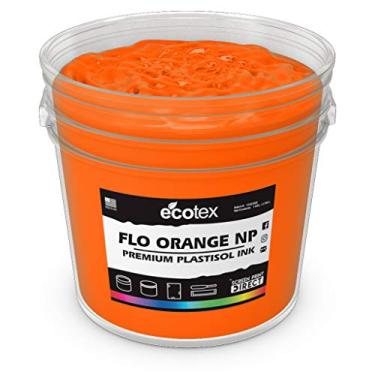 Imagem de Tinta Ecotex Fluorescente Laranja NP-Plastisol para Impressão de Tela – Fórmula Sem Ftalatos – Todos os Tamanhos, Fluorescent Orange NP, Pint, 1