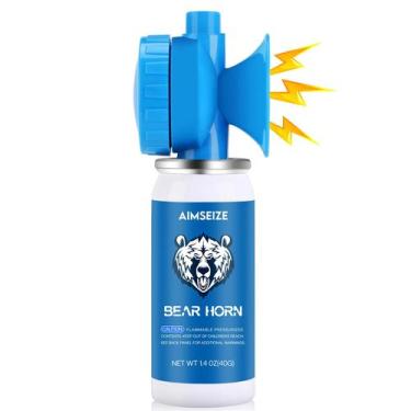 Imagem de Alarme Bear Horn AIMSEIZE 40g 120dB para segurança ao ar livre