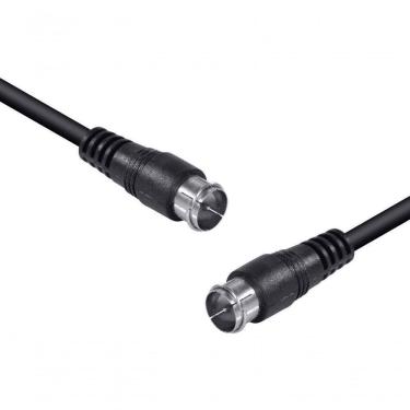 Imagem de Cabo Coaxial F Macho X F Macho 2 Metros Para Antena Cf+f-2