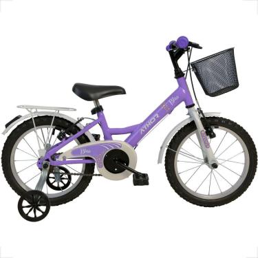 Imagem de Bicicleta Infantil Feminina Athor Bliss Aro 16 Com Cestinha-Unissex