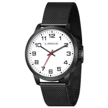 Imagem de Relógio Lince Masculino Ref: Mrn4857l44 B2px Casual Mesh Black