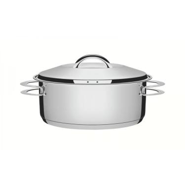 Imagem de Caçarola Solar Rasa Inox Fundo Triplo 24Cm 4,7L Tramontina