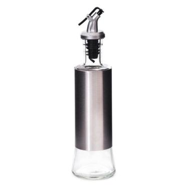 Imagem de Galheteiro Azeite Vinagre 300 Ml Vidro Aço Inox Dosador