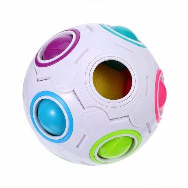Imagem de Football Fidget Cube Jogo Quebra Cabeça Infantil 12 Buracos