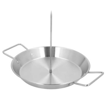 Imagem de FTVOGUE Espeto de Espeto Vertical de Aço Inoxidável Com 8, 10, 12 Polegadas, Espetos Removíveis de Kebab, Shawarma, Kebabs, Forno Fumante, Pratos para Churrasco