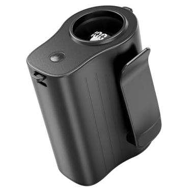 Imagem de peyfulo Ventilador de cintura portátil, ventilador de cinto longo tempo de trabalho, fluxo de ar forte de 5 velocidades, ventilador de pescoço sem as mãos, resfriamento, cintura pessoal, recarregável