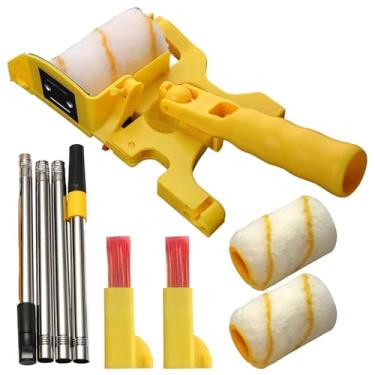 Imagem de LUMINFLY Kit de rolo de borda de teto com haste de extensão e 2 rolos de recarga, ótimo para acabamento, parede e pintura de teto