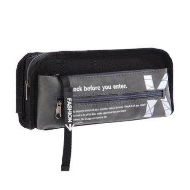 Imagem de Estojo de lápis, tecido Oxford elegante de grande capacidade - yiweisa