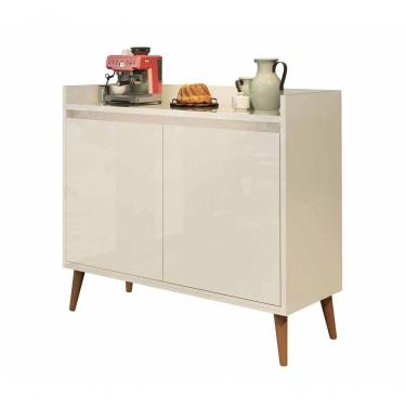 Imagem de Buffet Aparador Retrô Delux 2 Portas Off White - Moveisaqui