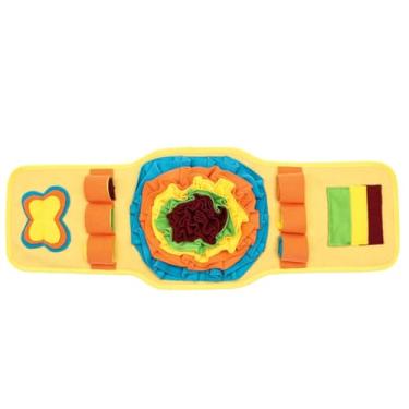 Imagem de Brinquedo para Pet Cão Relógio Tipo Almofada de Sniffing Dentes Aperfeiçoamento Comida Vazamento Quebra-Cabeça Jogo Cachorro Self-Hi Universal Todas as Estações