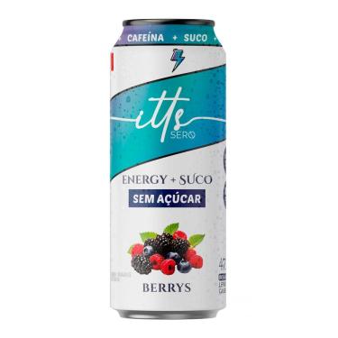 Imagem de Energético itts Sero Energy e Suco Sabor Berrys Sem Açúcar 473ml