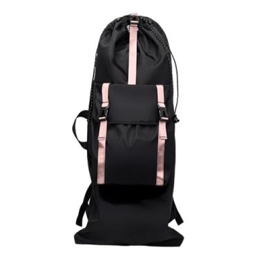 Imagem de simhoa Mochila para skate, bolsa para skate, mochila de viagem para skate, viagens, esportes ao ar livre, adultos, Rosa