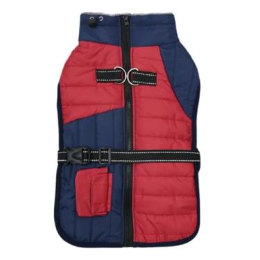 Imagem de Casaco de inverno para cães, Casacos para clima frio para cães,Casaco de algodão para animais de estimação - Roupas para cães pequenos, pulôver para animais de estimação, roupas de inverno para cães,