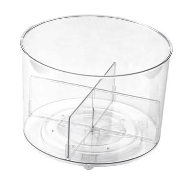 Imagem de Generic Aquário de mesa, aquário circular, área de incubação, rampa de aquecimento para anfíbios, caixa de alimentação para doméstico, transparente para, com Partições