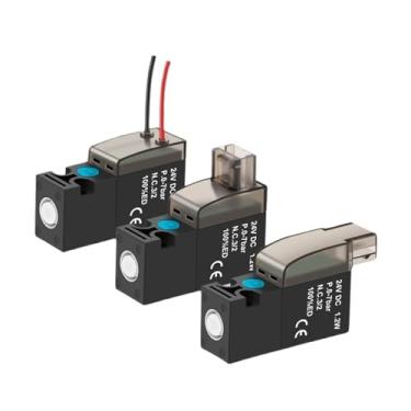 Imagem de Válvula solenoide miniatura de alta frequência Válvula de ar de 10 mm 30Hz Válvula de controle de três vias de duas posições 24V12V6V (Coletor 6F)